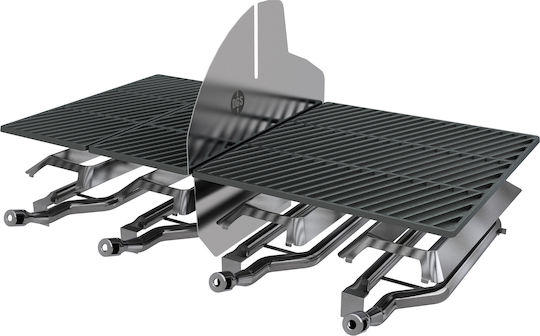 Outdoorchef Dualchef 325 G Grătar pe gaz cu 3 buc 12kW și Arzător Lateral