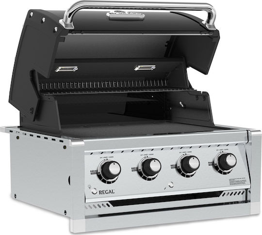 Broil King Regal 420 Grătar pe gaz Grătar 65bucx49buccm cu 4 buc 12.8kW