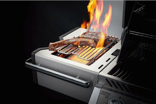 Napoleon Prestige Pro 665 Gas Grill with 5 pcs 31kW and Side Burner Infrared