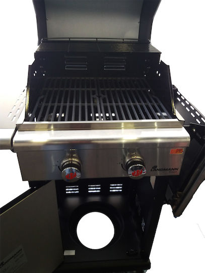 Landmann Triton PTS Gasgrill Gusseisen Rost 48cmx44cmcm mit 2 cm 7kW