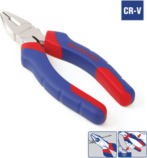 WorkPro Plier Straight Length 200mm