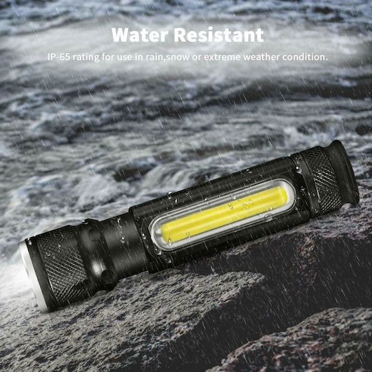 Rechargeable Flashlight LED with Maximum Brightness 800lm XML-T6