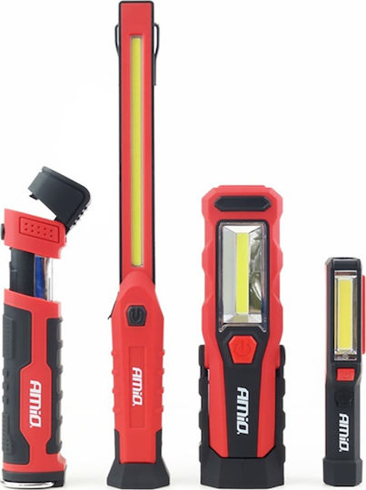 AMiO Rechargeable Flashlight LED Dual Function with Maximum Brightness 300lm WT03