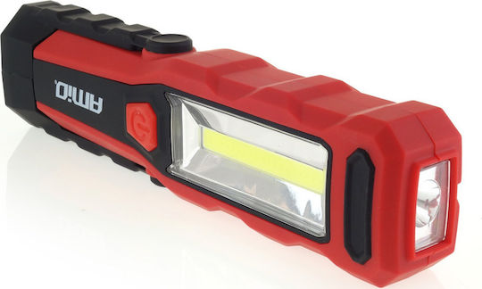 AMiO Arbeitslampe Batterie LED Doppelte Funktion mit einer Helligkeit von bis zu 300lm WT02