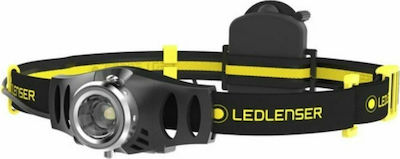 LedLenser Rechargeable Headlamp LED Waterproof IPX4 with Maximum Brightness 400lm iH5R Embedded