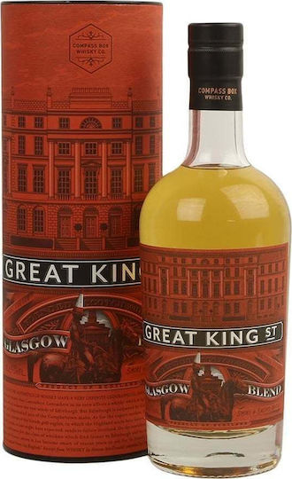 Great King Street Glasgow Blend Blended Whisky Scotland in a Box 43% 700ml