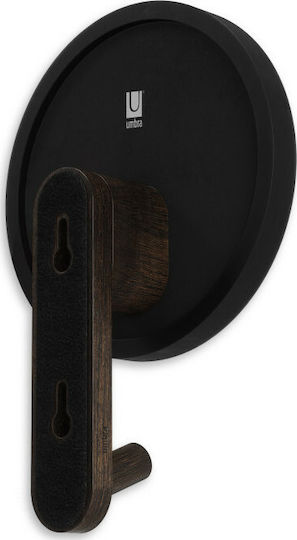 Umbra Hub Wall Mirror with Black Metallic Frame Diameter 21cm 1pcs