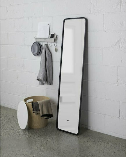 Umbra Hub Oglindă de Perete De Corp Întreg cu Negru Ramă din Plastic 157x37cm 1buc