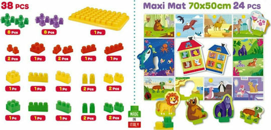 Lisciani Giochi Blocks Carotina Baby Play for 1-4 years old Years 62pcs