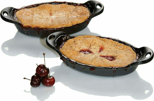 Lodge Oval Commercial Serving Board Cast Iron With Handle Heat Treated
