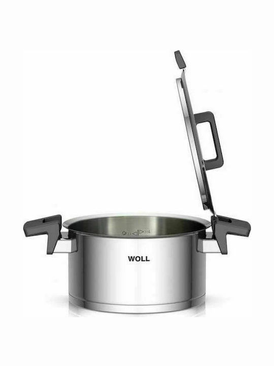 Woll Concept Saute With Lid made of Stainless Steel with Non-Stick Coating 24cm