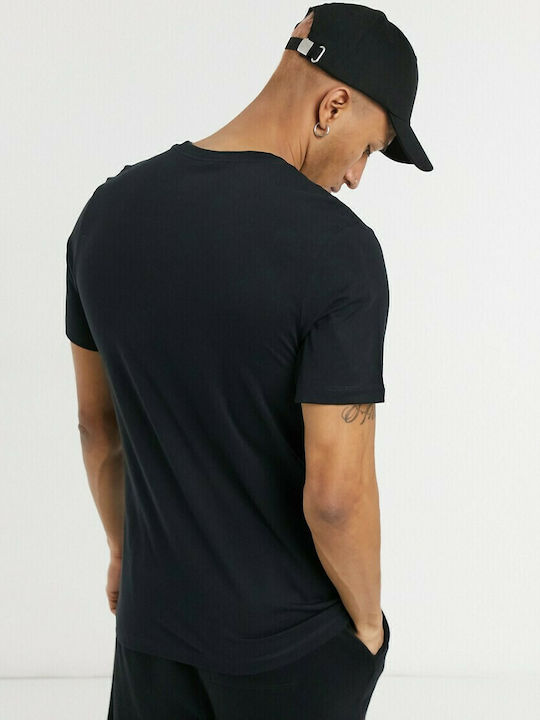 Nike Sportswear Αθλητικό Ανδρικό T-shirt Μαύρο με Στάμπα