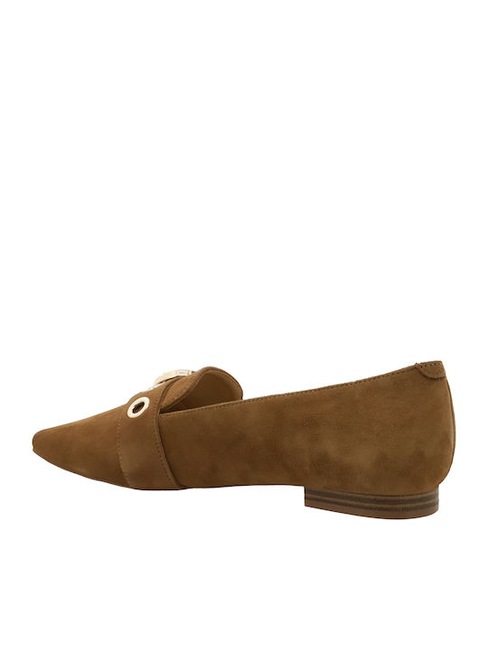 Alaya Women's Loafers in Tabac Brown Color