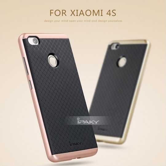 iPaky Hybrid Back Cover Πλαστικό Μαύρο