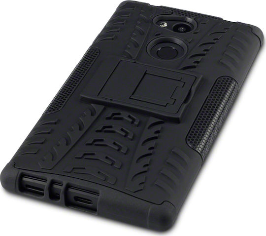Terrapin Rugged Armor Back Cover Πλαστικό Μαύρο (Xperia L2)