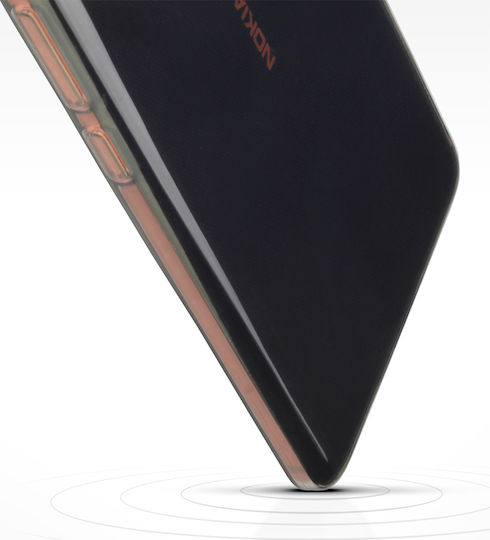 Terrapin TPU Gel Back Cover Σιλικόνης Μαύρο (Nokia 7 Plus)