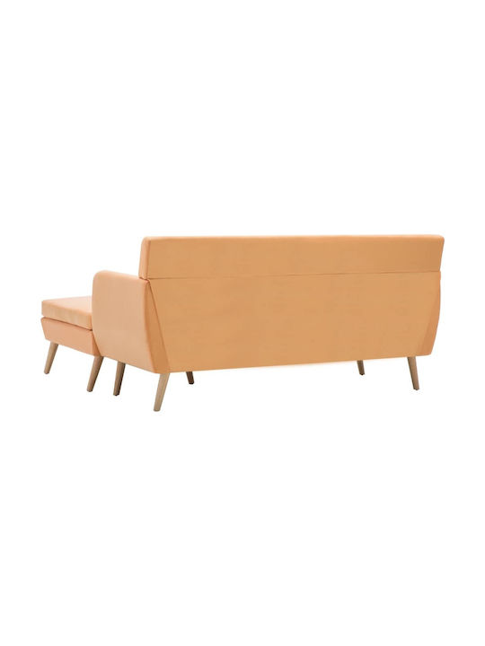 Ecksofa mit Umkehrbarer Ecke Orange 171.5x138x81.5cm