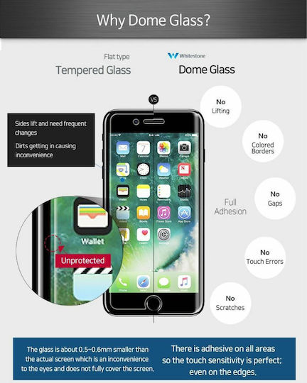 Whitestone 3D Full Face Tempered Glass (iPhone 11 / XR)