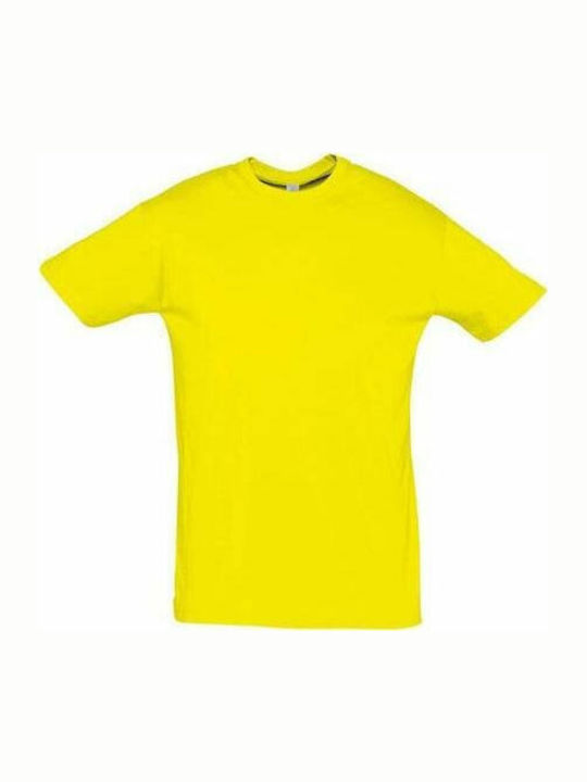 Sol's Regent Men's Short Sleeve Promotional T-Shirt Citron Yellow