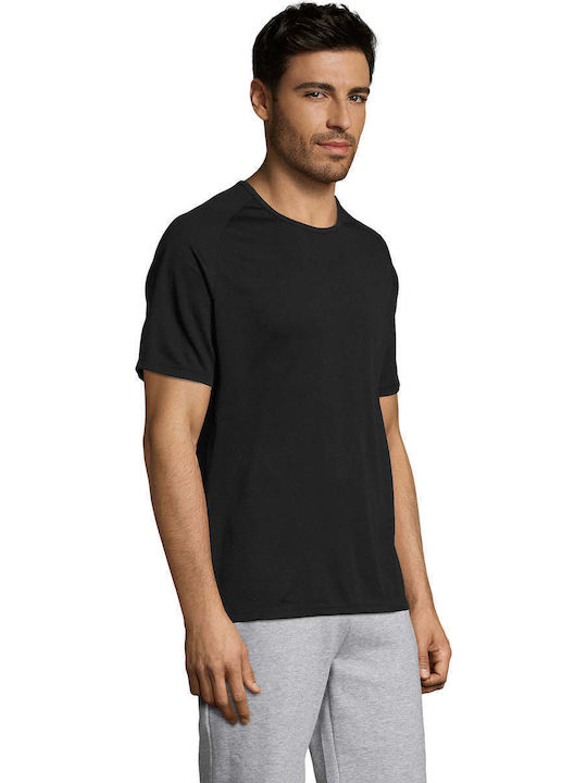 Sol's Sporty Men's Short Sleeve Promotional T-Shirt Black