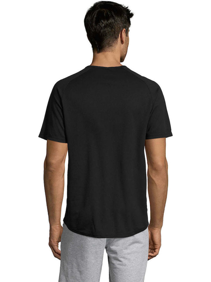 Sol's Sporty Men's Short Sleeve Promotional T-Shirt Black 11939-312