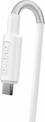 Dudao Încărcător cu Port USB-A și Cablu micro USB Quick Charge 3.0 Albς (A3EU)