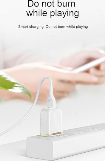Joyroom Φορτιστής Χωρίς Καλώδιο με 2 Θύρες USB-A Λευκός (L-2A12Z)