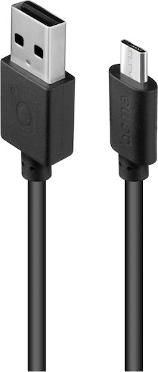 Acme Φορτιστής με Θύρα USB-A και Καλώδιο micro USB 12W Μαύρος (CH211)