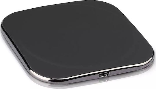 V-TAC Ασύρματος Φορτιστής (Qi Pad) 10W Μαύρος (VT-3525)