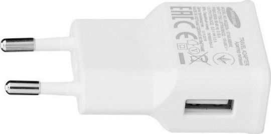 Samsung Ladegerät Ohne Kabel mit USB-A-Anschluss 15 W Quick Charge 2.0 Weiß (EP-TA20)