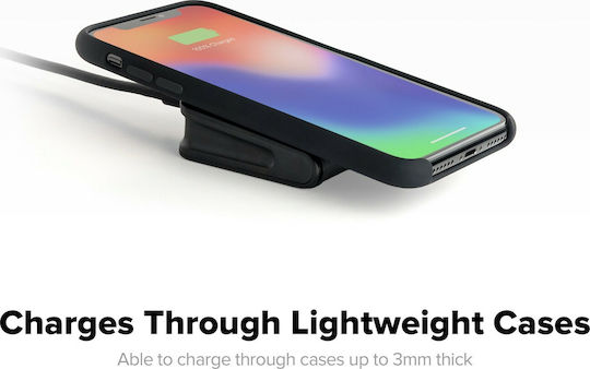 Mophie Ασύρματος Φορτιστής (Qi Pad) 5W Μαύρος (409901794)