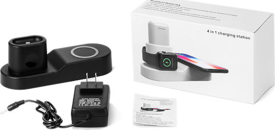 USB / Wireless Charging Pad (Qi) Μαύρο (Blaulock W3)