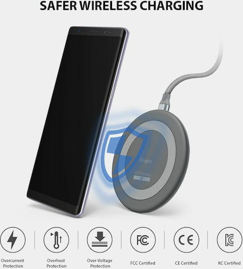Ringke Kabelloses Ladegerät (Qi Pad) Gray (PT900S)