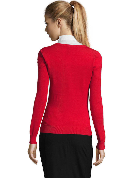 Sol's Galaxy Women's Long Sleeve Promotional Blouse Rouge