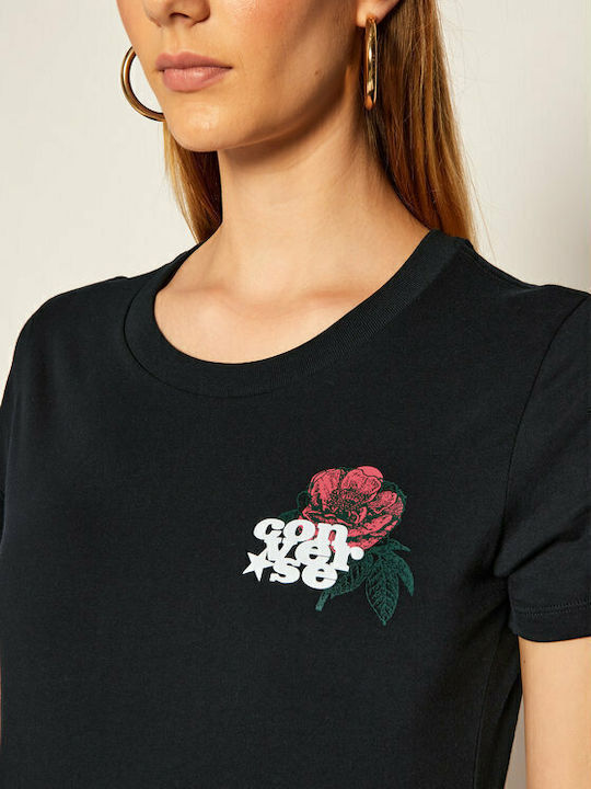 Romance Γυναικείο Αθλητικό T-shirt Μαύρο