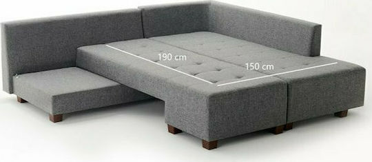 PWF-0156 Γωνιακός Καναπές Κρεβάτι 282x206x85εκ. PWF-0156 Γωνιακός Καναπές Κρεβάτι 282x206x85εκ.