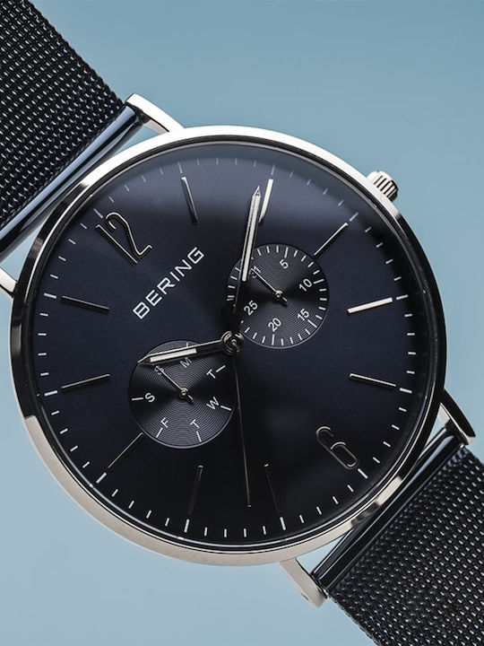 Bering Time Ρολόι Μπαταρίας με Μεταλλικό Μπρασελέ Bering Time Ρολόι Μπαταρίας με Μεταλλικό Μπρασελέ