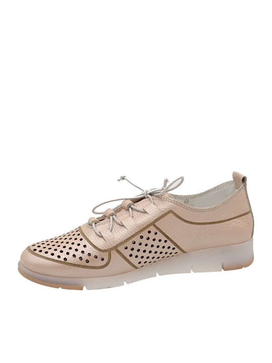 Safe Step 68300 Women's Leather Oxford Shoes Pink