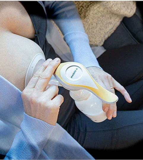 Medela Manual Single Breast Pump Harmony Flex Yellow 150ml