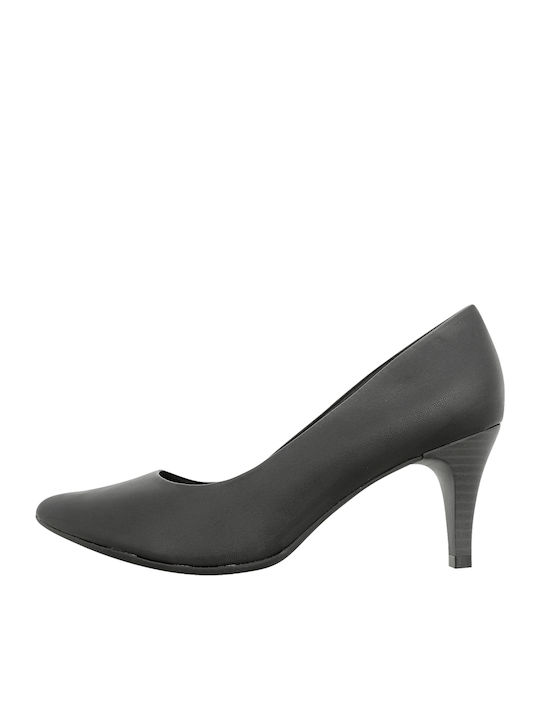 Piccadilly Anatomic Pointed Toe Black Heels