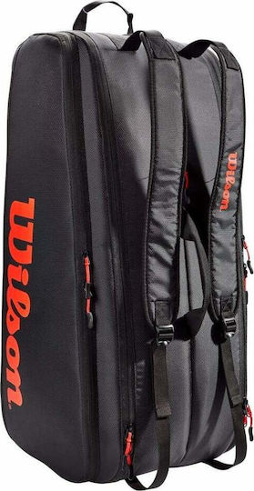 Wilson Tour 12-Pack Geantă Rucsacuri Tenis 12 rachete Negru