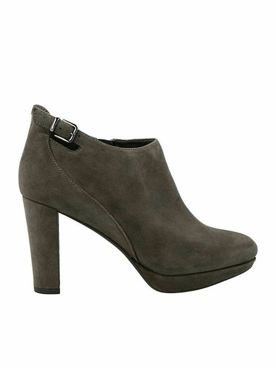 Clarks Kendra Spice Suede Women's Ankle Boots Gray 26118853