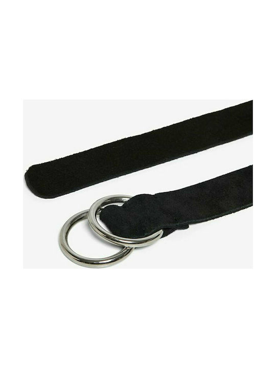 Only Leather Women's Belt Black