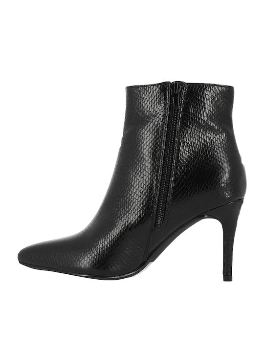 IQ Shoes 18.106.2A-9512 Women's Ankle Boots with High Heel Black