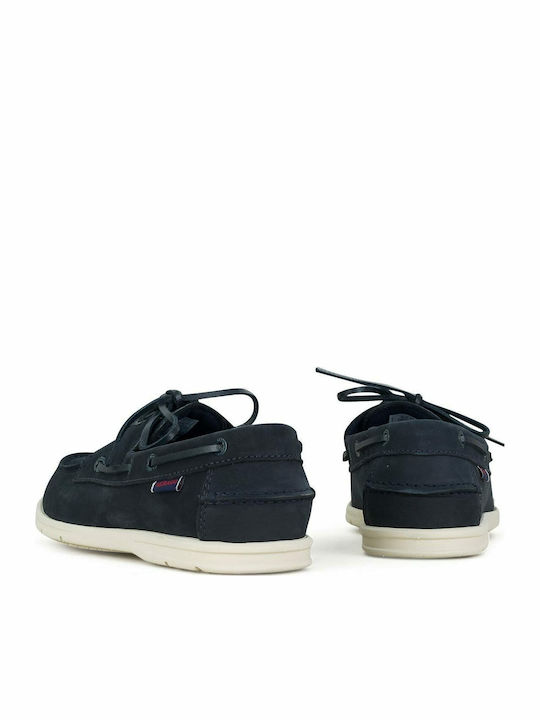 Litesides Naples Suede Ανδρικά Boat Shoes σε Μπλε Χρώμα