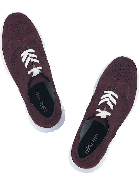 11541-3 Adidași Pentru Femei Burgundy