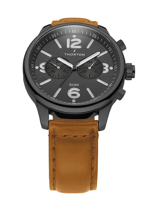 Thorton Uhr Batterie mit Lederarmband Thorton Uhr Batterie mit Lederarmband