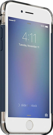 Mophie Base Navy Wrap Back Cover Silicon Albastru (iPhone SE 2022/2020/8/7)