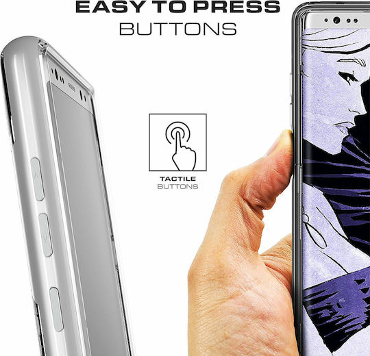 Ghostek Cloak 3 Slim Back Cover Silicone Silver (Galaxy Note 8)