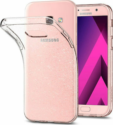 Spigen Liquid Crystal Glitter Silicone Back Cover Transparent (Galaxy A3 2017)